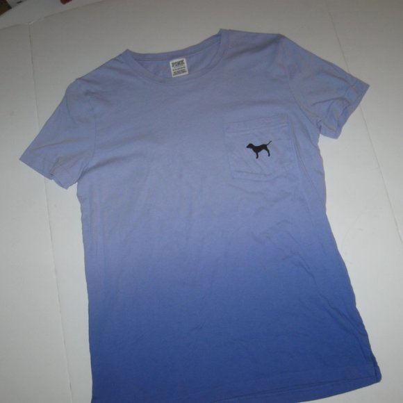 PINK Oversized Pocket Tee Short Sleeve OMBRE - Picture 6 of 7